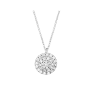 Necklace PG Gioielli Woman in White Gold Diamante 0.15 Ct CIOBIJOU/1 - CIOBIJOU/1